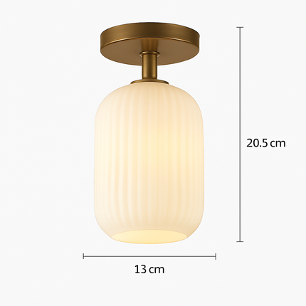 Plafonnier LED en verre de luxe pour décoration moderne et simple — LZ4XJ9