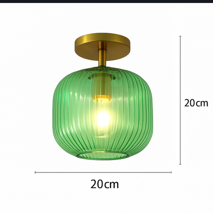 Plafonnier LED en verre de luxe pour décoration moderne et simple — LZ4XJ9
