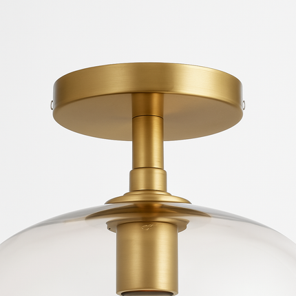 Plafonnier LED en verre pour éclairage intérieur moderne et élégant — LZ4X9T