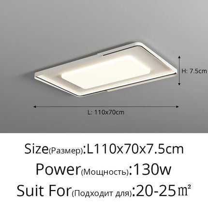 Plafonnier LED moderne à intensité variable pour intérieur — LZ4X7Q9
