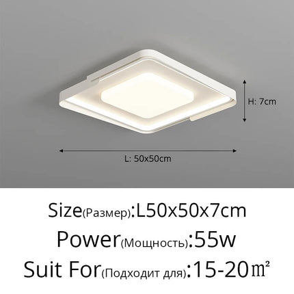 Plafonnier LED moderne à intensité variable pour intérieur — LZ4X7Q9