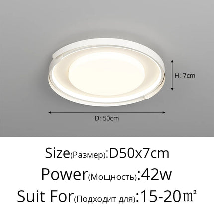 Plafonnier LED moderne à intensité variable pour intérieur — LZ4X7Q9