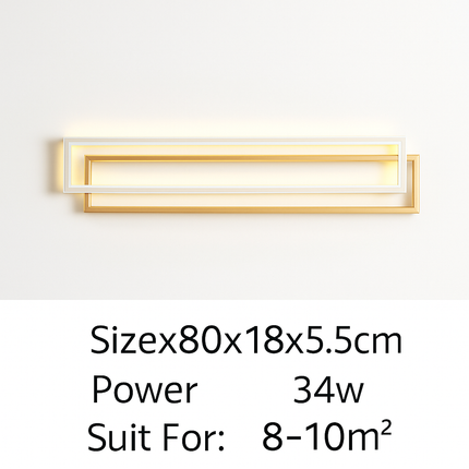 Plafonnier LED moderne à bande longue pour éclairage général — LZ4X9P