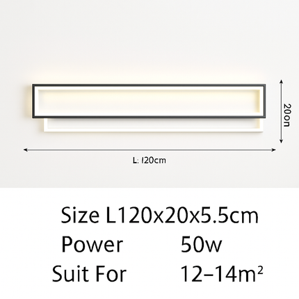 Plafonnier LED moderne à bande longue pour éclairage général — LZ4X9P