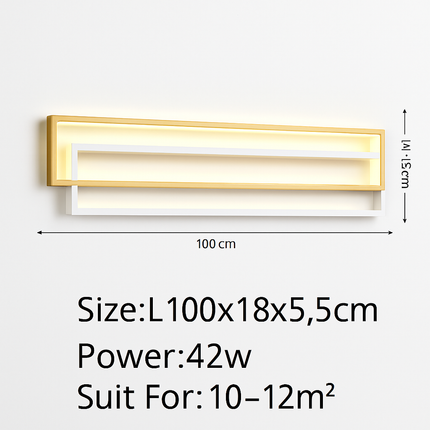 Plafonnier LED moderne à bande longue pour éclairage général — LZ4X9P