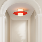 Rouge-D25xH12cm / Lumière naturelle