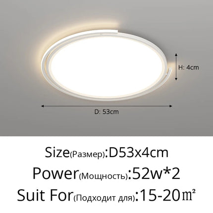 Plafonnier LED pour éclairage décoratif intérieur moderne — LZ4X9T