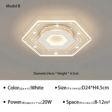 plafonnier led moderne pour éclairage intérieur design élégant