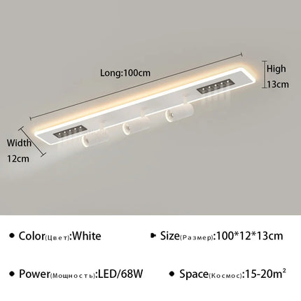 Plafonnier LED moderne pour éclairage et décoration intérieure — LZ4X9M