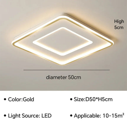 Plafonnier LED élégant pour décoration intérieure moderne — LZ4X9T