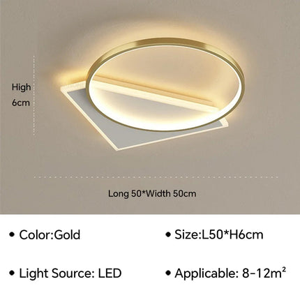 Plafonnier LED contemporain pour décoration intérieure élégante — LZ4X9T2