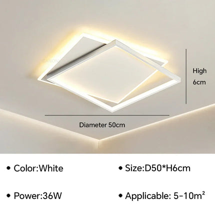 Plafonnier LED design moderne pour décoration intérieure — LZ4X9T2