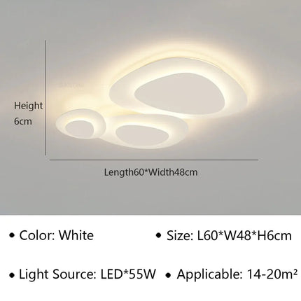 Plafonnier LED moderne pour décoration intérieure et éclairage élégant — LZ4X9M