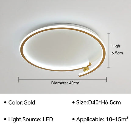 Plafonnier LED contemporain pour décoration intérieure élégante — LZ4X9T1