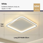 Carré Blanc 50cm / Lumière naturelle