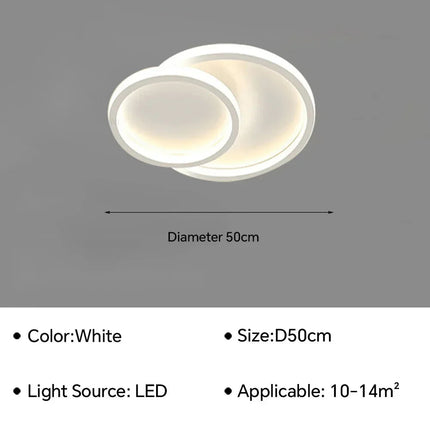 Plafonnier LED contemporain pour décoration intérieure élégante — LZ4X9JQ