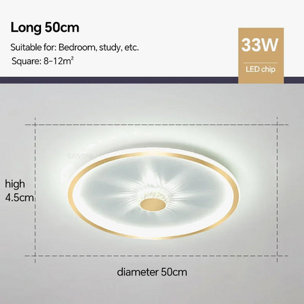 Plafonnier LED moderne pour décoration intérieure élégante — LZ4X9T2