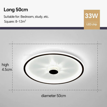 Plafonnier LED moderne pour décoration intérieure élégante — LZ4X9T2