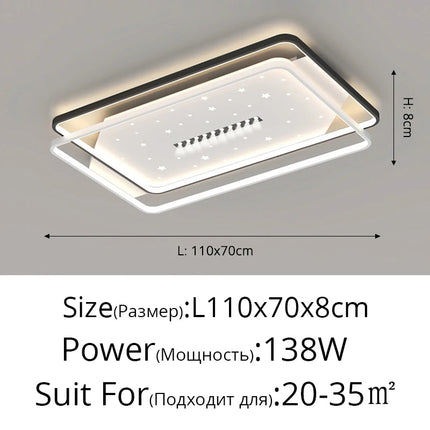 Plafonnier LED contemporain pour intérieur et ambiance élégante — LZ4X9T1