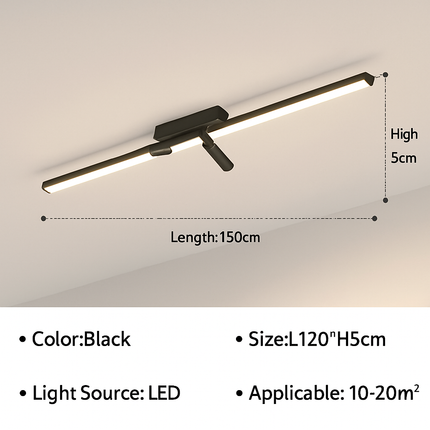 Plafonnier LED moderne polyvalent pour toutes pièces — LZ4X9M
