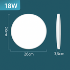 Cadre blanc 18W / Blanc chaud
