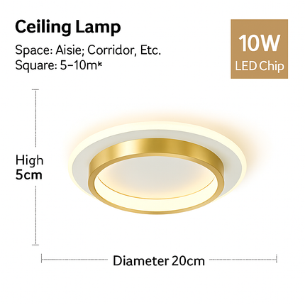 Plafonnier LED élégant pour éclairage intérieur moderne — LZ4X9P