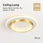 Cercle d'or 25cm / Blanc chaud