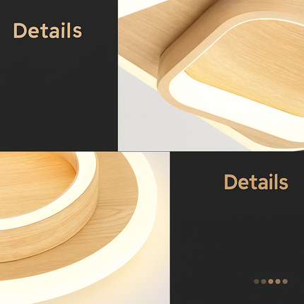 Plafonnier LED élégant pour éclairage intérieur moderne — LZ4X9P