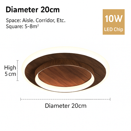 Plafonnier LED élégant pour éclairage intérieur moderne — LZ4X9P