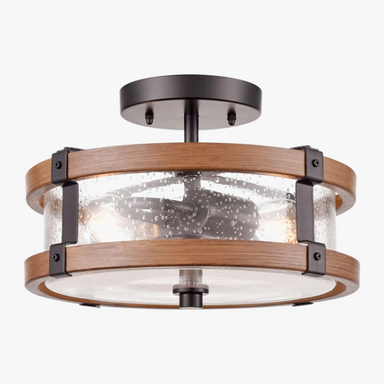 Plafonnier LED rustique pour éclairage intérieur créatif — LZ4X9J