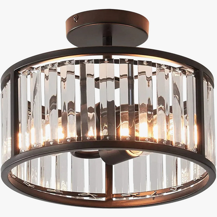 Plafonnier LED rustique pour éclairage intérieur créatif — LZ4X9J