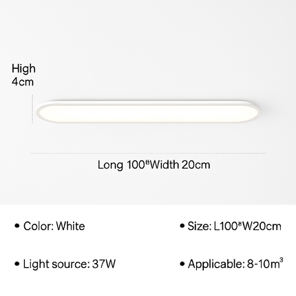 Plafonnier LED ultra fin au design moderne pour intérieur — LZ4X9J2