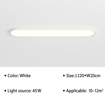Plafonnier LED ultra fin au design moderne pour intérieur — LZ4X9J2