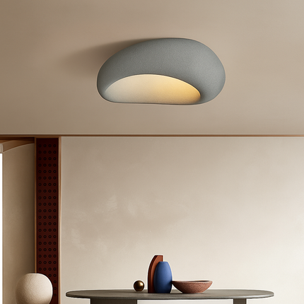 Plafonnier LED moderne style Wabi Sabi pour décoration intérieure — LZ4X9T2
