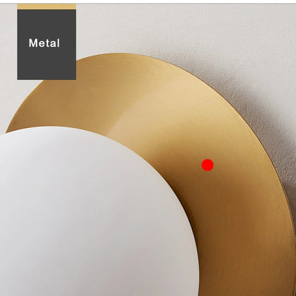 Plafonnier LED nordique avec globe en verre dépoli pour intérieur — LZ4X9QJ