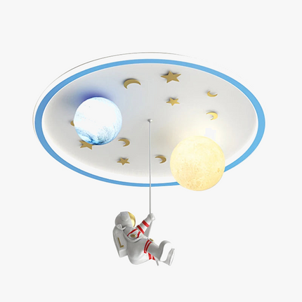 Plafonnier LED créatif planète astronaute pour chambre d’enfants — LZ7XQ2