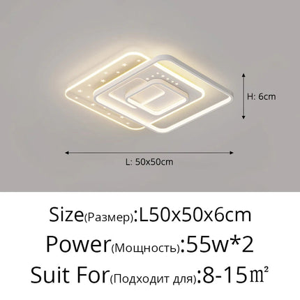 Plafonnier LED nordique au design créatif pour intérieur moderne — LZ4X9B2