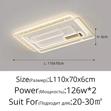 Plafonnier LED nordique au design créatif pour intérieur moderne — LZ4X9B2