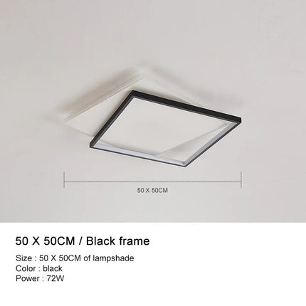 Plafonnier LED nordique à intensité variable au design épuré — LZ4X9T