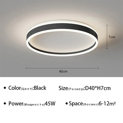 Plafonnier LED nordique dimmable pour intérieur — LZ4X9P2Q