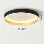 Noir 60cm 80w / Blanc chaud