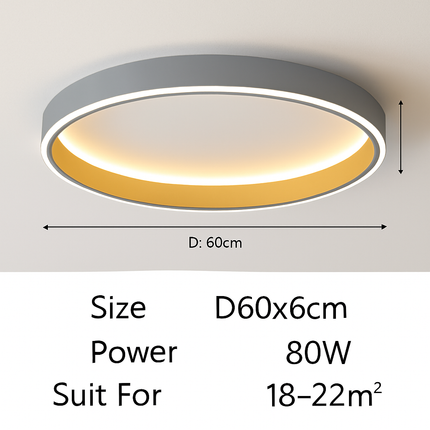 Plafonnier LED au design nordique pour salon moderne — LZ4X9T2