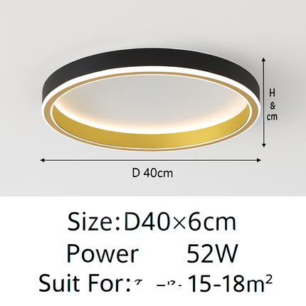 Plafonnier LED au design nordique pour salon moderne — LZ4X9T2