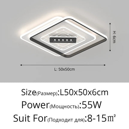 Plafonnier LED nordique pour intérieur ambiance chaleureuse — LZ4X9T2