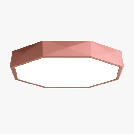 Plafonnier LED octogonal fin à éclairage coloré — LZ4X9P2