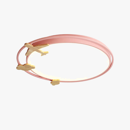 Plafonnier LED réglable en bois pour enfants motif dessin animé — LZ7D9X