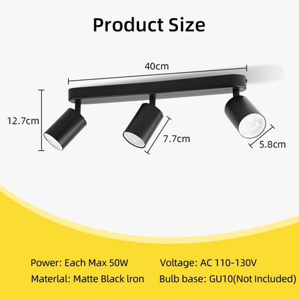 Plafonnier LED spot pour décoration intérieure moderne — LZ4X9P