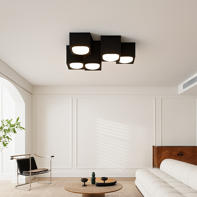 Plafonnier LED rectangulaire avec protection des yeux — LZ4X9M2