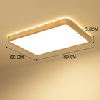 Rectangle 80x60cm / Blanc chaud