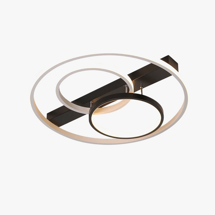 Plafonnier LED rond au design moderne pour intérieur élégant — LZ4X9P2